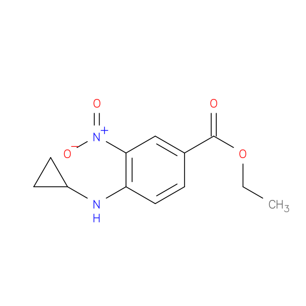 Ethyl 4-(cyclopropylamino)-3-nitrobenzoate