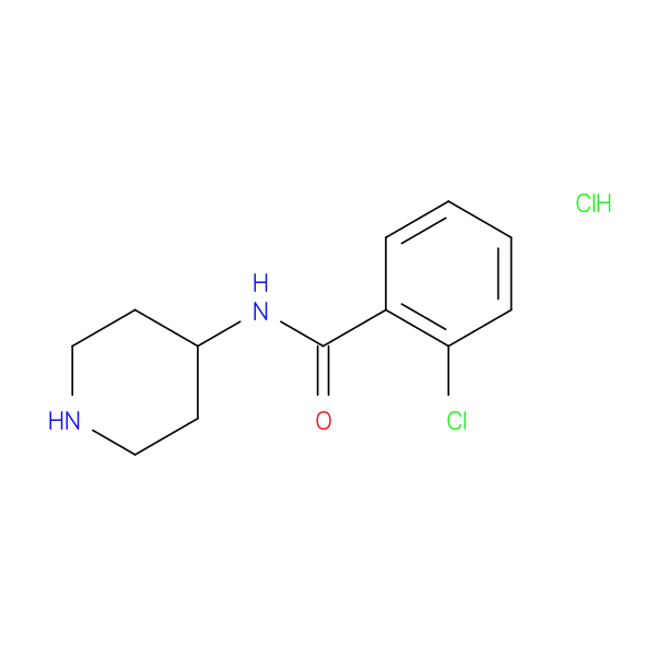 2-chloro-N-(piperidin-4-yl)benzamide hydrochloride