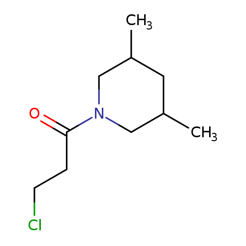 1-(3-Chloropropanoyl)-3,5-dimethylpiperidine
