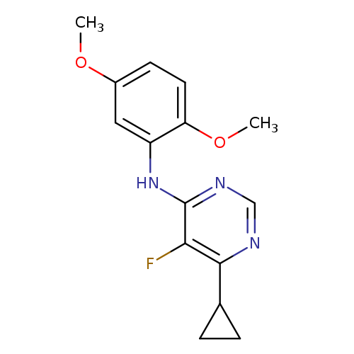 6-cyclopropyl-N-(2,5-dimethoxyphenyl)-5-fluoropyrimidin-4-amine
