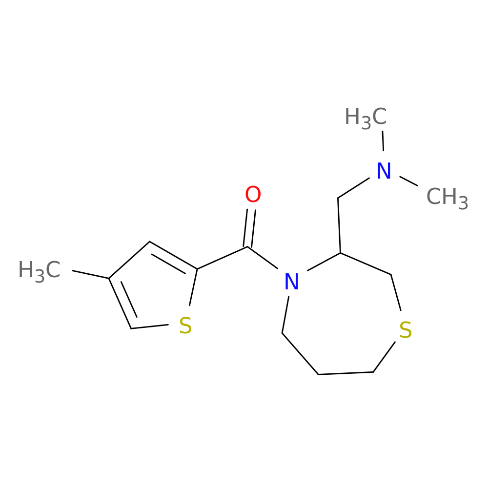 dimethyl({[4-(4-methylthiophene-2-carbonyl)-1,4-thiazepan-3-yl]methyl})amine