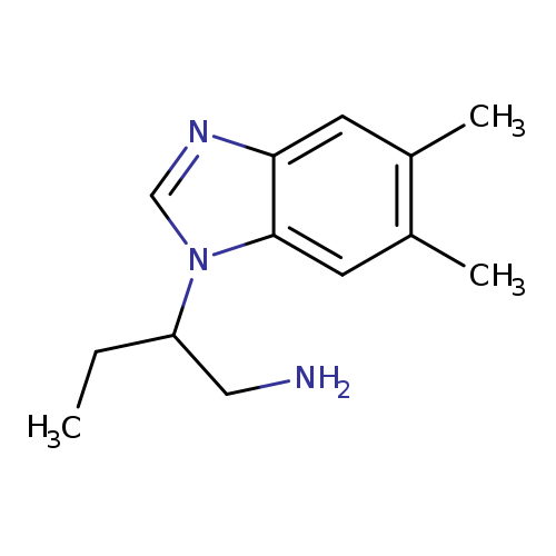 2-(5,6-dimethyl-1H-1,3-benzodiazol-1-yl)butan-1-amine