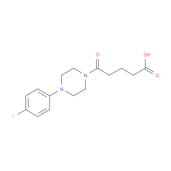 5-[4-(4-fluorophenyl)piperazin-1-yl]-5-oxopentanoic acid