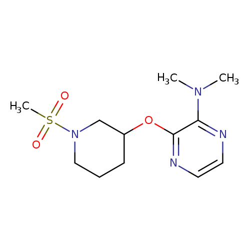 3-[(1-methanesulfonylpiperidin-3-yl)oxy]-N,N-dimethylpyrazin-2-amine