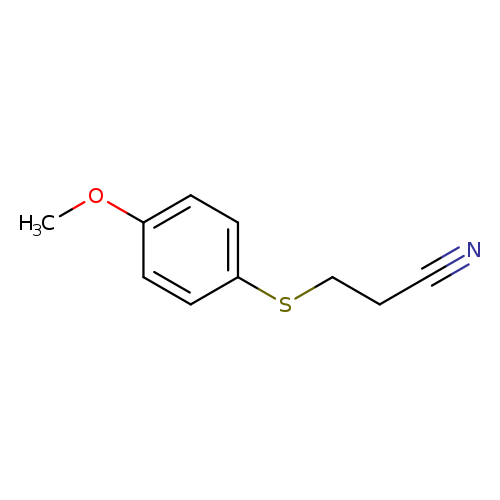 Propanenitrile, 3-[(4-methoxyphenyl)thio]-