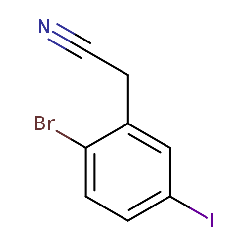 2-Bromo-5-iodophenylacetonitrile