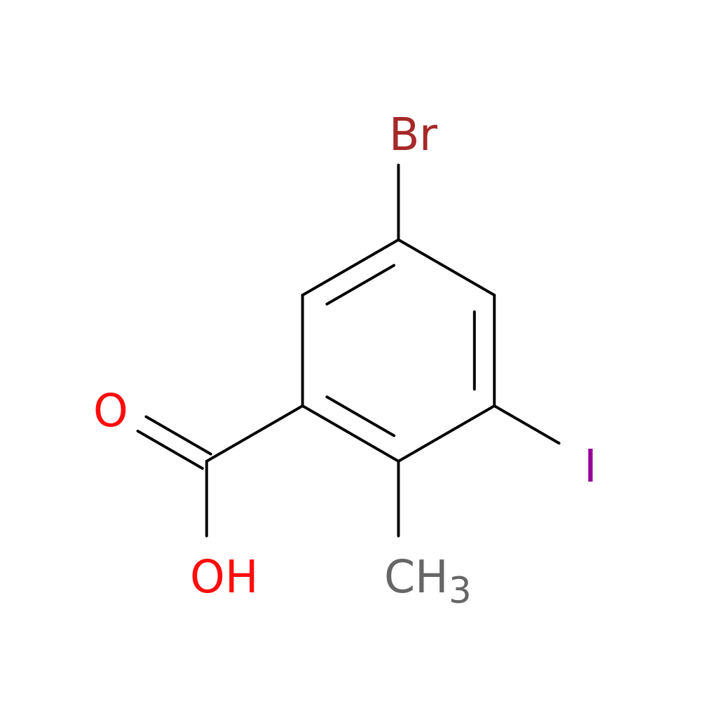 5-Bromo-3-iodo-2-methylbenzoic acid