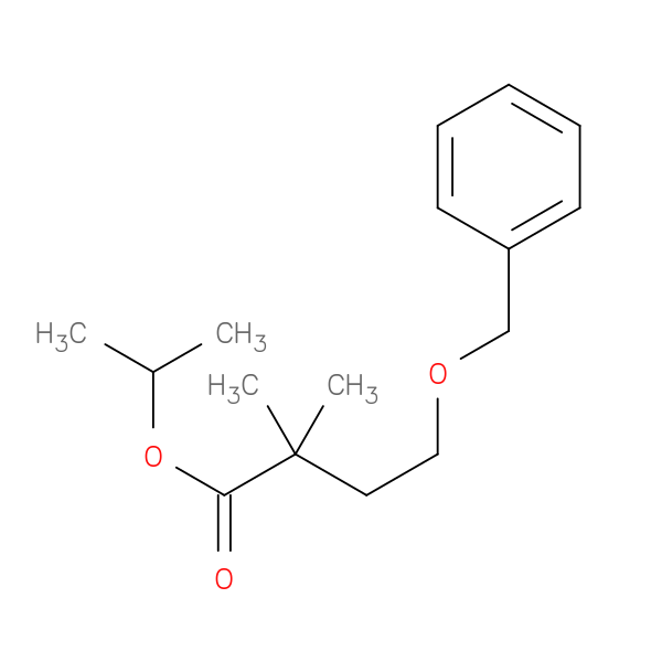 propan-2-yl 4-(benzyloxy)-2,2-dimethylbutanoate