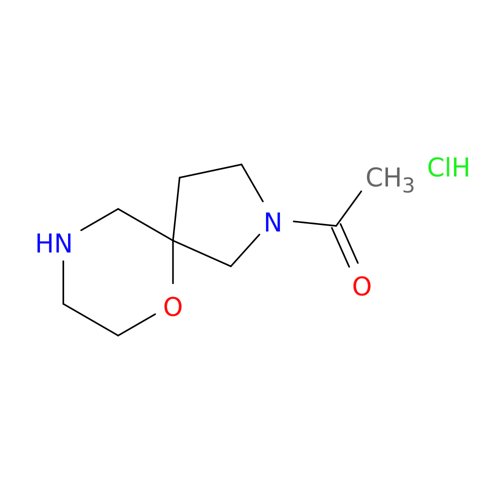 1-{6-oxa-2,9-diazaspiro[4.5]decan-2-yl}ethan-1-one hydrochloride
