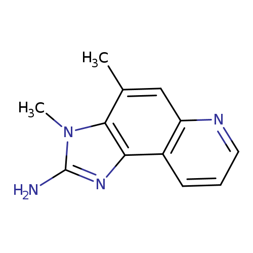 3H-Imidazo[4,5-f]quinolin-2-amine,3,4-dimethyl-
