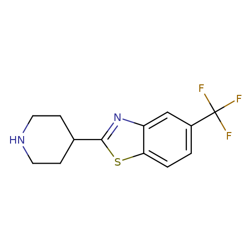 2-(piperidin-4-yl)-5-(trifluoromethyl)-1,3-benzothiazole