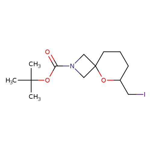 tert-butyl 6-(iodomethyl)-5-oxa-2-azaspiro[3.5]nonane-2-carboxylate