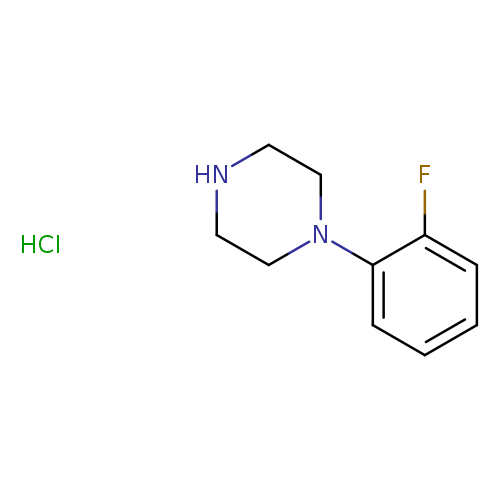 Piperazine, 1-(2-fluorophenyl)-, hydrochloride (1:1)