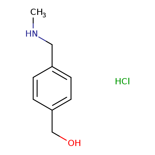 {4-[(methylamino)methyl]phenyl}methanolhydrochloride