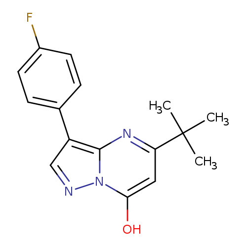 5-tert-Butyl-3-(4-fluoro-phenyl)-pyrazolo[1,5-a]pyrimidin-7-ol