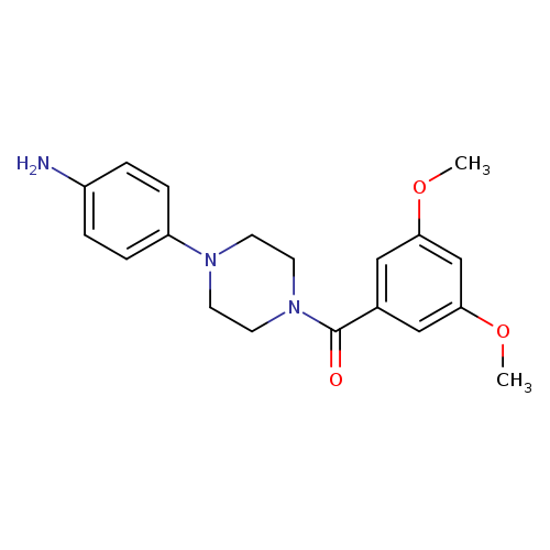 (4-[4-(3,5-Dimethoxybenzoyl)piperazin-1-yl]phenyl)amine