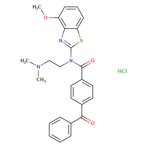 4-benzoyl-N-[2-(dimethylamino)ethyl]-N-(4-methoxy-1,3-benzothiazol-2-yl)benzamide hydrochloride