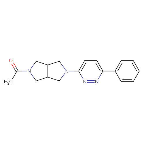 1-[5-(6-phenylpyridazin-3-yl)-octahydropyrrolo[3,4-c]pyrrol-2-yl]ethan-1-one