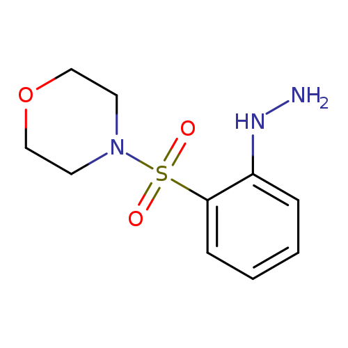 4-(2-hydrazinylbenzenesulfonyl)morpholine