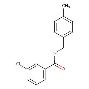 3-chloro-N-(4-methylbenzyl)benzamide