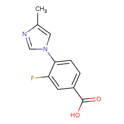 3-fluoro-4-(4-methyl-1H-imidazol-1-yl)benzoic acid