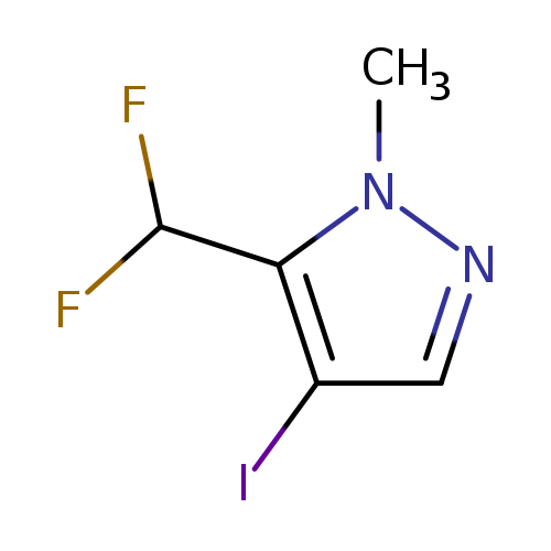 5-(difluoromethyl)-4-iodo-1-methyl-1H-pyrazole