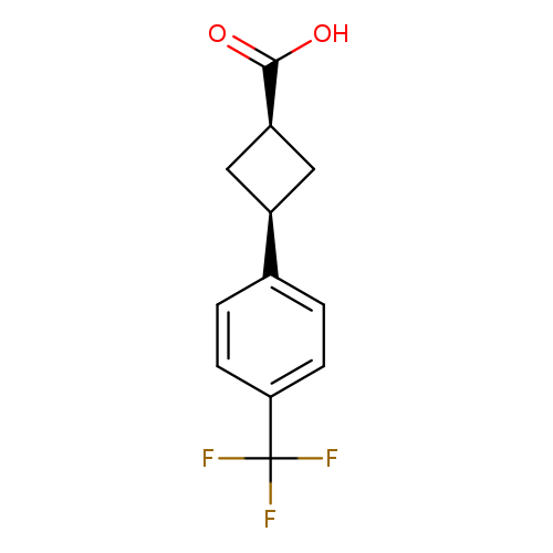 (1s,3s)-3-[4-(trifluoromethyl)phenyl]cyclobutane-1-carboxylic acid, cis