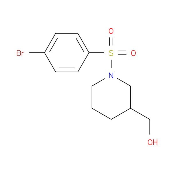 (1-((4-Bromophenyl)sulfonyl)piperidin-3-yl)methanol