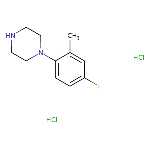 1-(4-fluoro-2-methylphenyl)piperazinedihydrochloride