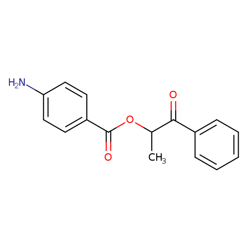 1-Methyl-2-oxo-2-phenylethyl 4-aminobenzoate