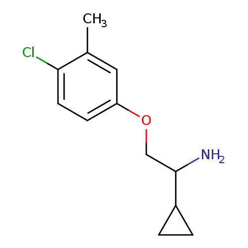 [2-(4-Chloro-3-methylphenoxy)-1-cyclopropylethyl]amine hydrochloride