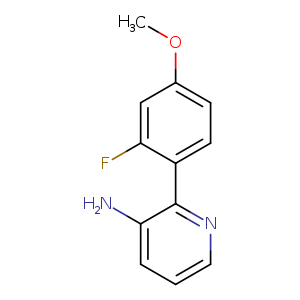 2-(2-Fluoro-4-methoxyphenyl)pyridin-3-amine