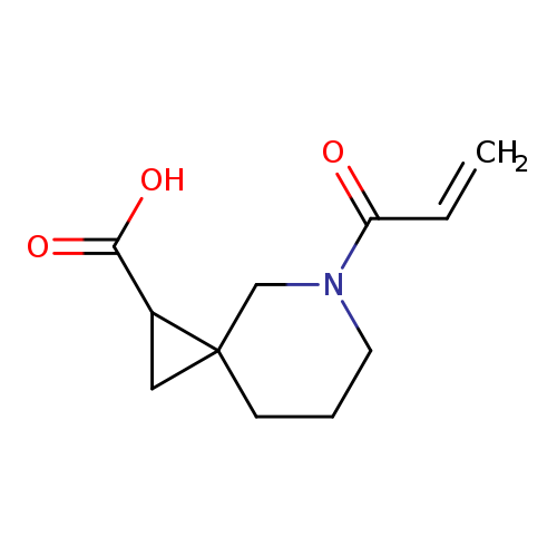 5-(prop-2-enoyl)-5-azaspiro[2.5]octane-1-carboxylicacid