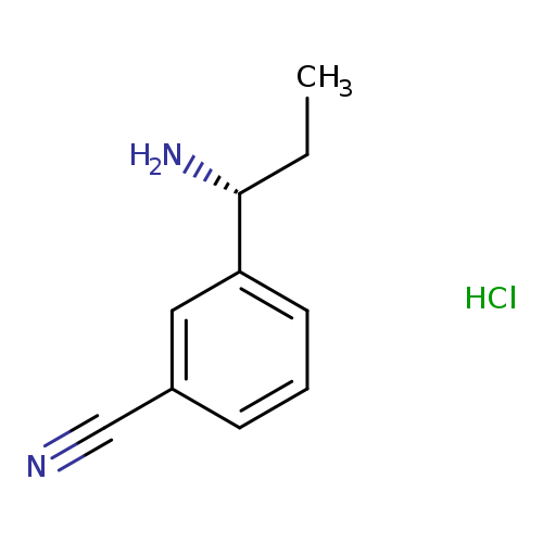 Benzonitrile, 3-[(1R)-1-aminopropyl]-, hydrochloride (1:1)