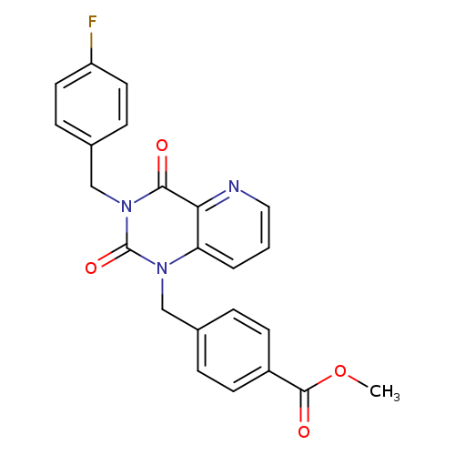 methyl 4-({3-[(4-fluorophenyl)methyl]-2,4-dioxo-1H,2H,3H,4H-pyrido[3,2-d]pyrimidin-1-yl}methyl)benzoate