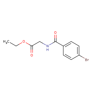 (4-Bromo-benzoylamino)-acetic acid ethyl ester