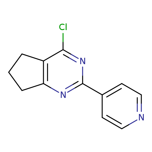 4-{4-chloro-5H,6H,7H-cyclopenta[d]pyrimidin-2-yl}pyridine