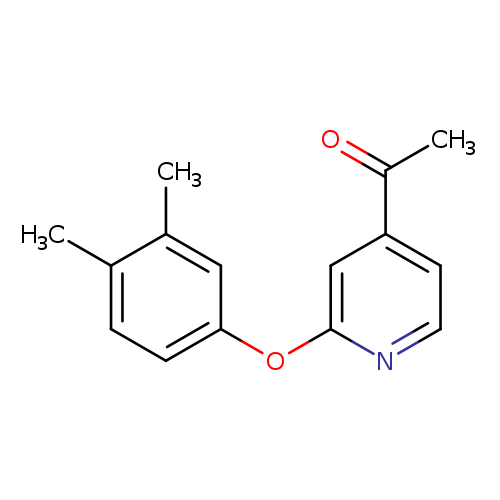 1-(2-(3,4-DIMETHYLPHENOXY)PYRIDIN-4-YL)ETHAN-1-ONE