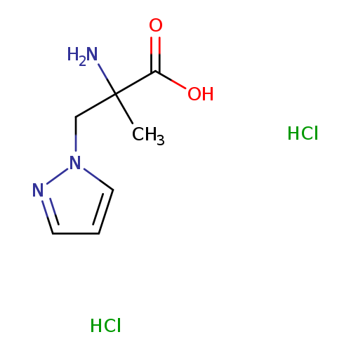 2-amino-2-methyl-3-(1H-pyrazol-1-yl)propanoic acid dihydrochloride