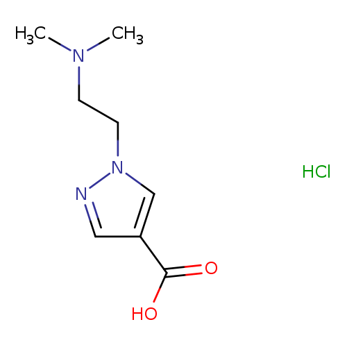 1-[2-(dimethylamino)ethyl]-1H-pyrazole-4-carboxylic acid hydrochloride
