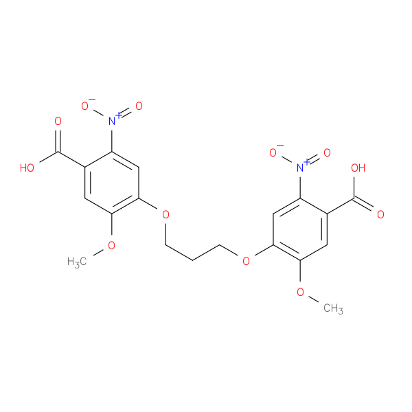4,4'-(Propane-1,3-diylbis(oxy))bis(5-methoxy-2-nitrobenzoic acid)
