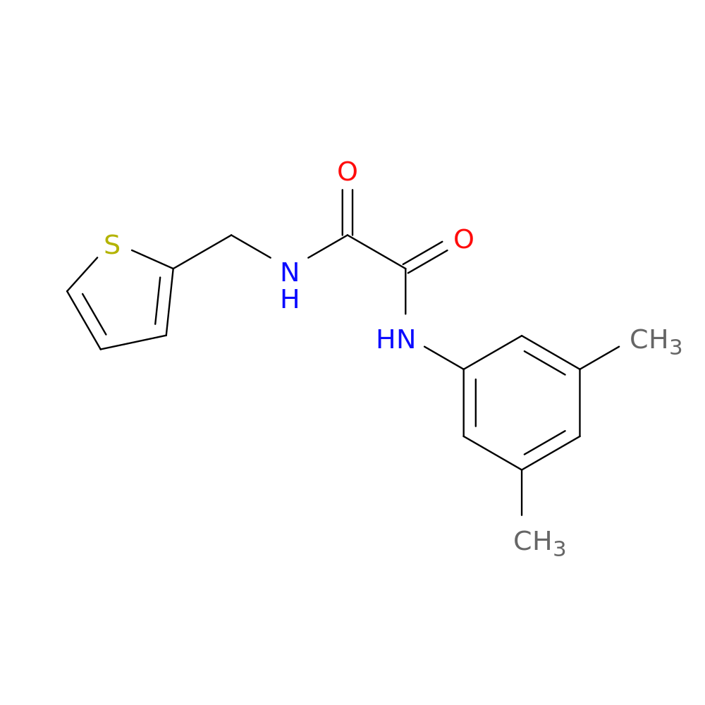 N'-(3,5-dimethylphenyl)-N-[(thiophen-2-yl)methyl]ethanediamide