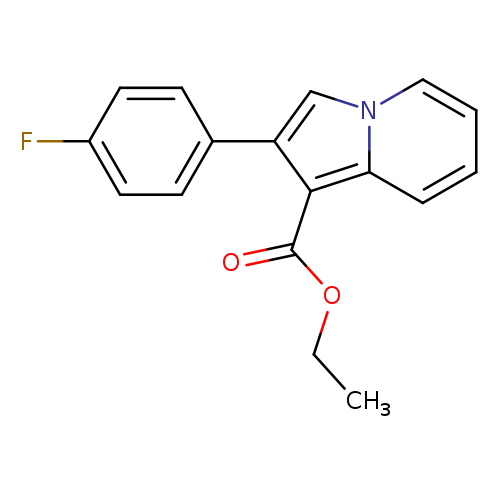 Ethyl 2-(4-fluorophenyl)indolizine-1-carboxylate