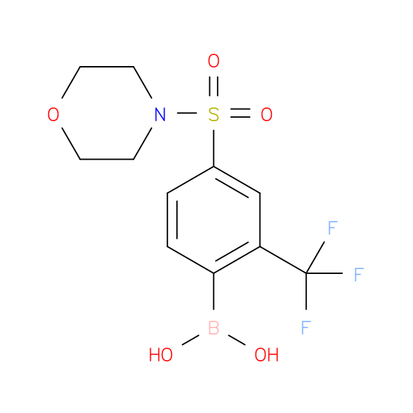 4-(Morpholinosulfonyl)-2-trifluoromethylphenylboronic acid