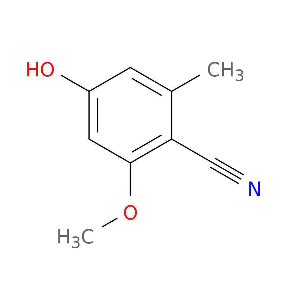 4-hydroxy-2-methoxy-6-methylbenzonitrile