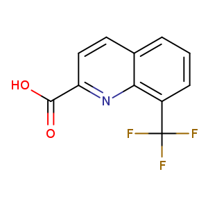 2-Quinolinecarboxylic acid, 8-(trifluoromethyl)-