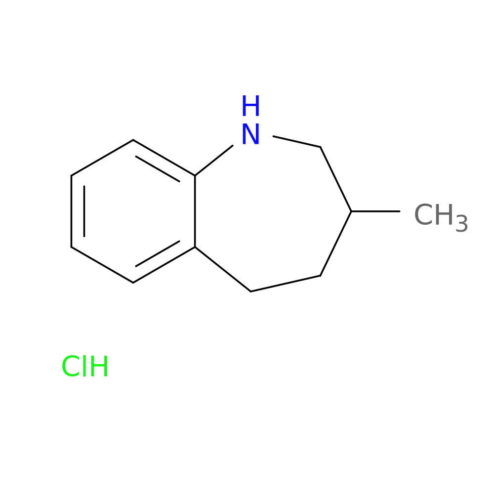 3-methyl-2,3,4,5-tetrahydro-1H-1-benzazepine hydrochloride