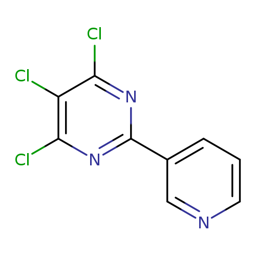 Pyrimidine, 4,5,6-trichloro-2-(3-pyridinyl)-