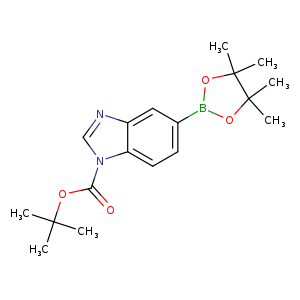 1H-BenziMidazole-1-carboxylic acid, 5-(4,4,5,5-tetraMethyl-1,3,2-dioxaborolan-2-yl)-, 1,1-diMethylethyl ester