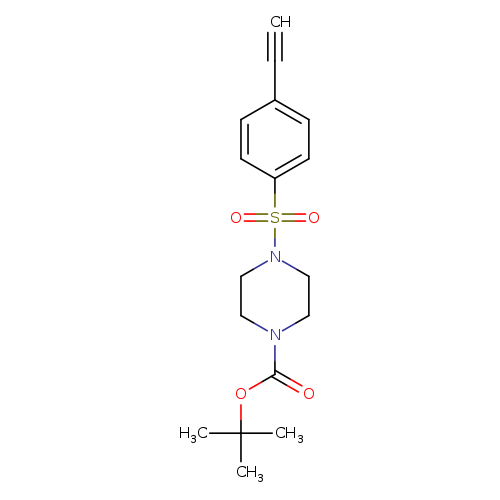 4-(4-Ethynylbenzenesulfonyl)-piperazine-1-carboxylic acid tert-butyl ester